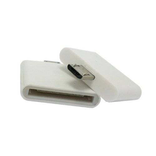 Dock 30pin iphone 4s ipad Female to Micro USB 2.0 male adapter for Samsung Galaxy note2 N7100 S4 i95