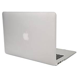 TKOOFN Hard PC Case Crystal Surface Protective Shell & Flannel Storage Bag for Ap (Crystal Clear)