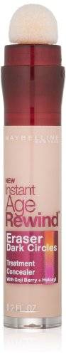 Maybelline New York Instant Age Rewind Eraser Dark Circles Treatment Concealer, Brightener 60, 0.2-f