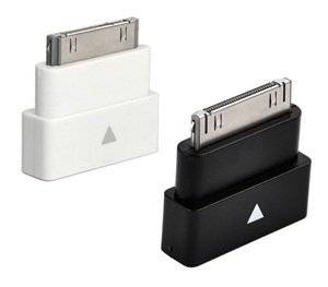 Cosmos Black , White Dock Extender 30-Pin Converter for iPhone 4 4S, iPod ,iPad 2 3(The new iPad) ,