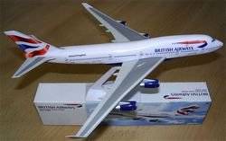Premier Planes 747 British Airways Boeing 747 1:250 Clip Together Model