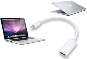 FABTAB BRAND NEW Mini Display Port to HDMI HD TV Cable Lead Adapter For Apple Macbook Macbook Pro Ma