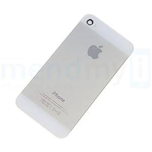 Iphone 4S Back Glass Replacement Cover in the style of Iphone 5 - White
