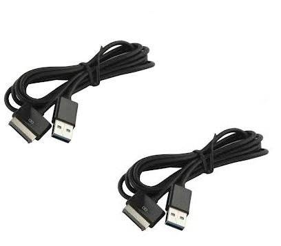 Pack of 2 Extra Long 10 Ft Cord Charging Data Sync Cable 3.0 USB to 40 Pin for Asus Eee Pad Transfor