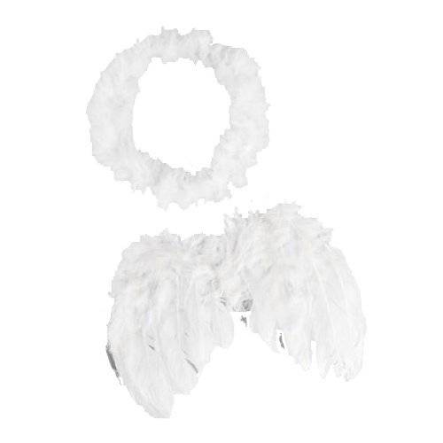 0-6 Month Angel Wings Baby Free Halo Full Fluff Turkey Feather Baby Cupid Props
