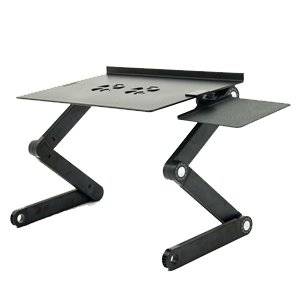 iCraze Adjustable Vented Laptop Table Laptop Computer Desk Portable Bed Tray Book Stand Multifuction