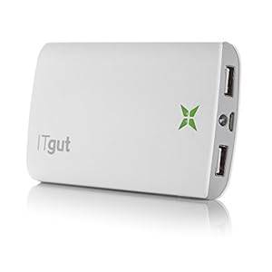 ITgut X-Power ultra portable 8000 mAh Powerbank Dual USB (2.1A / 1.5A Output) 5V Back Up Batter
