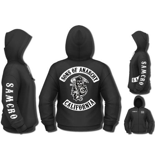 Sons Of Anarchy Zip Style Hoodie (S - 2Xl)