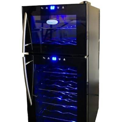 Thermoelectric Wine Cooler With Dual Temperature Zones