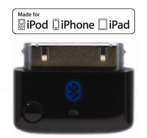 KOKKIA i10 (Luxurious Black) MULTI-STREAM Tiny Bluetooth iPod transmitter splitter for iPod/iPhone/i