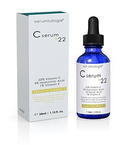 Vitamin C serum 22 by serumtologie Anti Aging Moisturizer - 1.15 oz