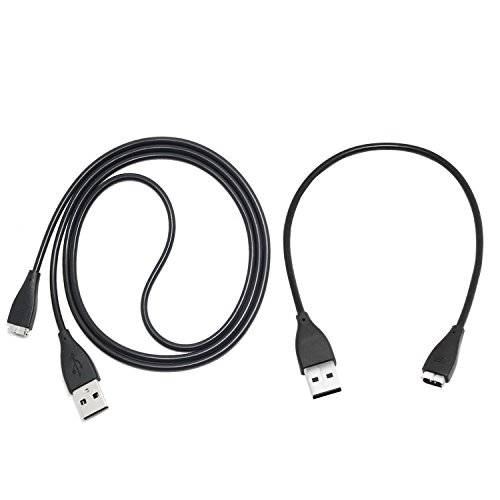 Hotodeal Replacement USB Charger Cable for Fitbit Charge HR Wireless Activity Bracelet, Quality Char