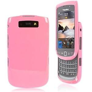 iGloo Premium: Hard Hybrid Case Cover Skin for BlackBerry Torch 9800 / 9810 Phone - Pink
