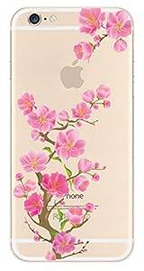 Case for iPhone 5SCover for iPhone 5S TPU Case for iPhone 5S Silikon Cover for iPhone 5 (Flowers)