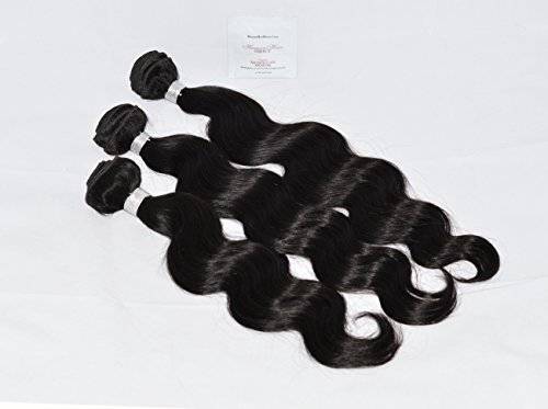 Human Hair Direct 100% Virgin Brazilian Human Hair Extensions BODY WAVE 3-Pack (14", 16", 18") Bundl