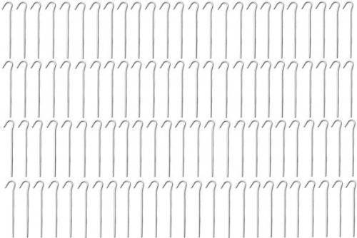 100 METAl TENT PEGS IDEAl FOR CAMPING, POND NETTING NEW