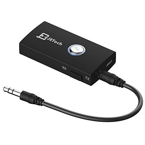 Bluetooth Transmitter and Receiver, JETech Wireless Bluetooth Stereo Audio Transmitter and Receiver