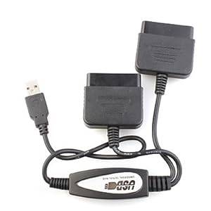 Dual PS2 Control Pad to USB Convertor for PC