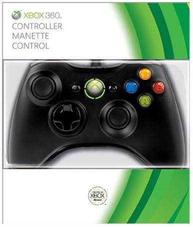 Official Xbox 360 Wired Gamepad - Black ( Xbox 360 / PC ) - Brand New & Sealed - Warranty