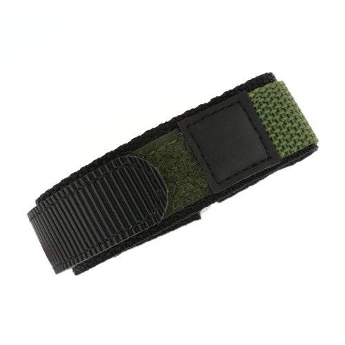 Watch Band Nylon One Piece Wrap Sport Strap Military Adjustable Velcro 20 millimeter