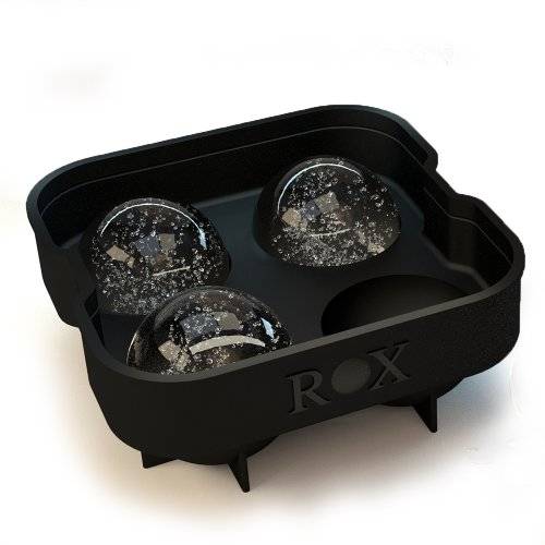 Rox Ice Ball Maker - 4 x 4.5 cm 4 Sphere Mold Ice Cube Tray. Ice Press Alternative (single pack)