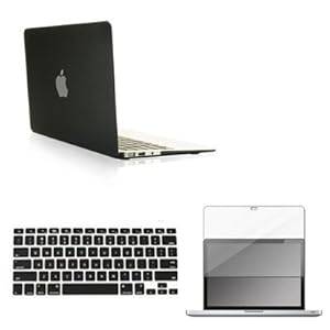 Topideal 11-Inch 3 in 1 Rubberized Frosted Hardshell Case Cover for MacBook Air 11.6  (A1370 and A14