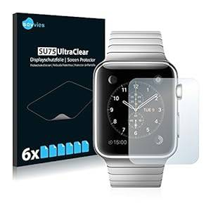 6x Screen Protector - Apple Watch (42mm) - Crystal-Clear Bubble-Free