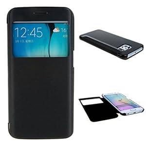 For Galaxy S6 edge G925 TUTUWEN Fashion [View Window] Flip PU Leather with Hard Rear Case Prot