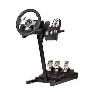 The Ultimate Steering Wheel Stand in Black - suitable for Logitech Xbox Madcatz and Thrustmaster