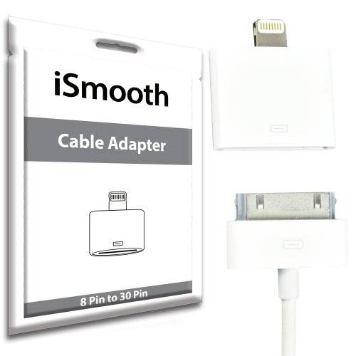 iSmooth Lightning to 30-pin Adapter NEW 2014 for iOS 7 - iSmooth's 2nd Generation Apple Lightning Co