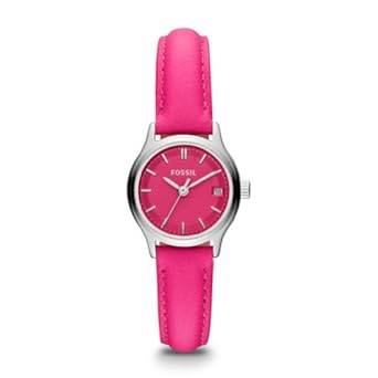 Fossil ES3271 Archival Mini Leather Watch - Pink