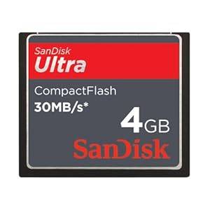 SanDisk 4GB 30MB/s Ultra Compact Flash CF Card: Brand New (Sealed) Special Promotion