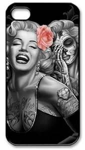 H&F Marilyn Monroe and Tattoos Plastic Phone Case Back Cover iPhone 5/5s
