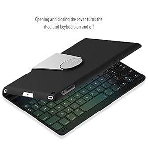 iPad Keyboard JETech Wireless Bluetooth Keyboard Case for Apple iPad 2/3/4 wit (Z- Keyboard Case)