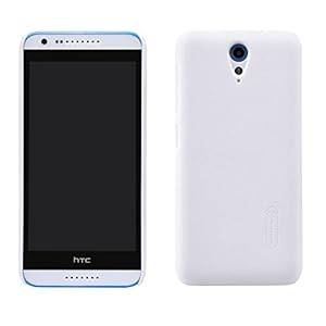 HTC Desire 620 CaseLeegu(TM) Frosted Hard Case Cover with HD Screen Protector for HTC Des (White)