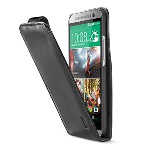Anker Premium Synthetic Leather Case for HTC One M8 2014 Flip Case Cover with Multi Angle Stand and