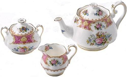 Royal Albert Lady Carlyle 3-Piece Tea Set