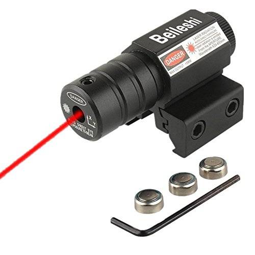 Beileshi Tactical Red Laser Beam Dot Sight Scope for Pistol/handgun Picatinny Rail Mount Hunting wit