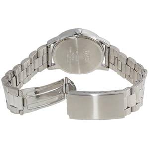 Timex Men's T2N169 EZ Reader Silver-Tone Case and Bracelet White Dial Watch