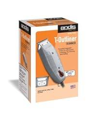 Andis T-Outliner Trimmer with T-Blade, Gray (04710)