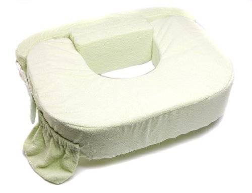 My Brest Friend Twins Plus Deluxe Nursing Pillow, Green, 0-12 Months