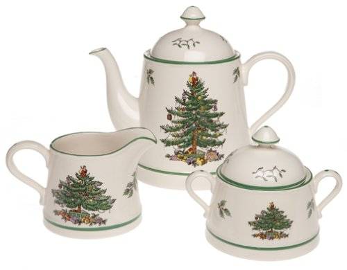 Spode Christmas Tree 3-Piece Tea Set