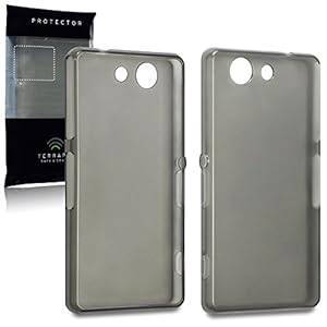 Sony Xperia Z3 Compact Case Terrapin [SLIM FIT] Xperia Z3 Compact Case [Smoke Black] Premium Protect