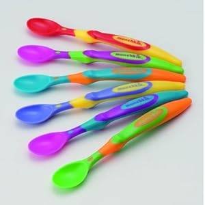Munchkin 6 Pack Soft-Tip Infant Spoon, Colors May Vary