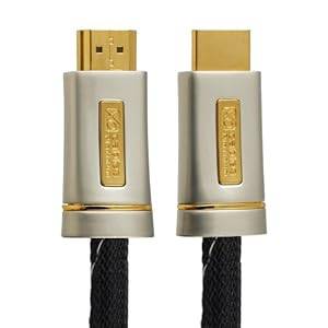 3M (3 Meter) XO PLATINUM PRO GOLD HDMI TO HDMI Cable New 2.0/1.4 Version High-Speed with ETHERNET and 3D 21GPS FULL HD 1080p 4k2k for XBOX ONE PS4 SKYHD VIRGIN BOX UHD DVD BLU-RAY NINTENDO Wii U LCD LED PLASMA Dolby TrueHD Samsung LG SONY PANASONIC