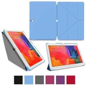 rooCASE Samsung Galaxy Note 10.1 2014 Edition Origami SlimShell Case Cover - Blue