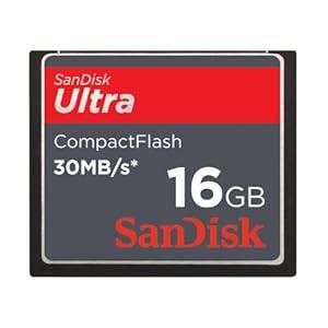 SanDisk 16GB 30MB/s Ultra Compact Flash CF Card: Brand New (Sealed) Special Promotion