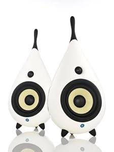 PodSpeakers The Drop - Designer Stereo Speakers (White)