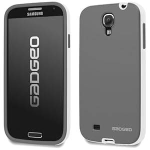 Gadgeo Flexishell Grey and White Samsung Galaxy S4 case cover