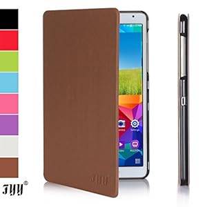 Samsung Galaxy Tab S 8.4-inch Case Cover Fyy Ultra Slim Magnetic Smart Cover Case for Sam (Brown)